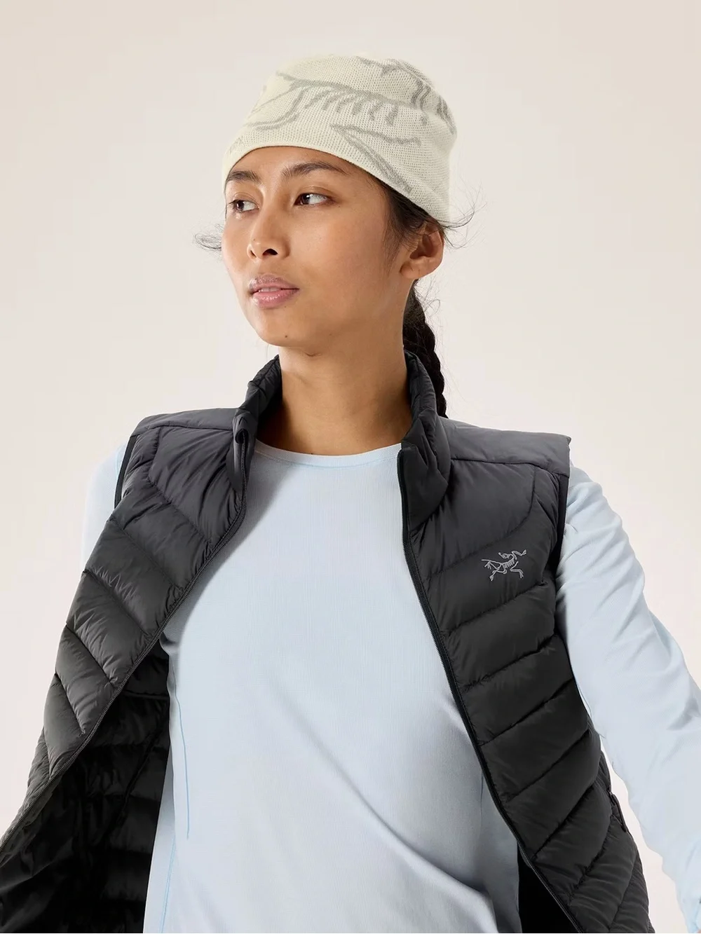 NEW Arc'teryx BIRD HEAD TOQUE Sea Salt / Habitat Cream Beanie Light Gray